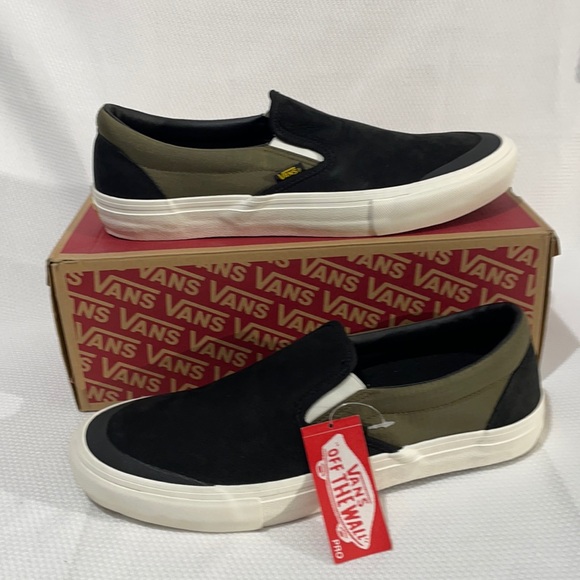 Vans classic slip On pro (surplus) military black